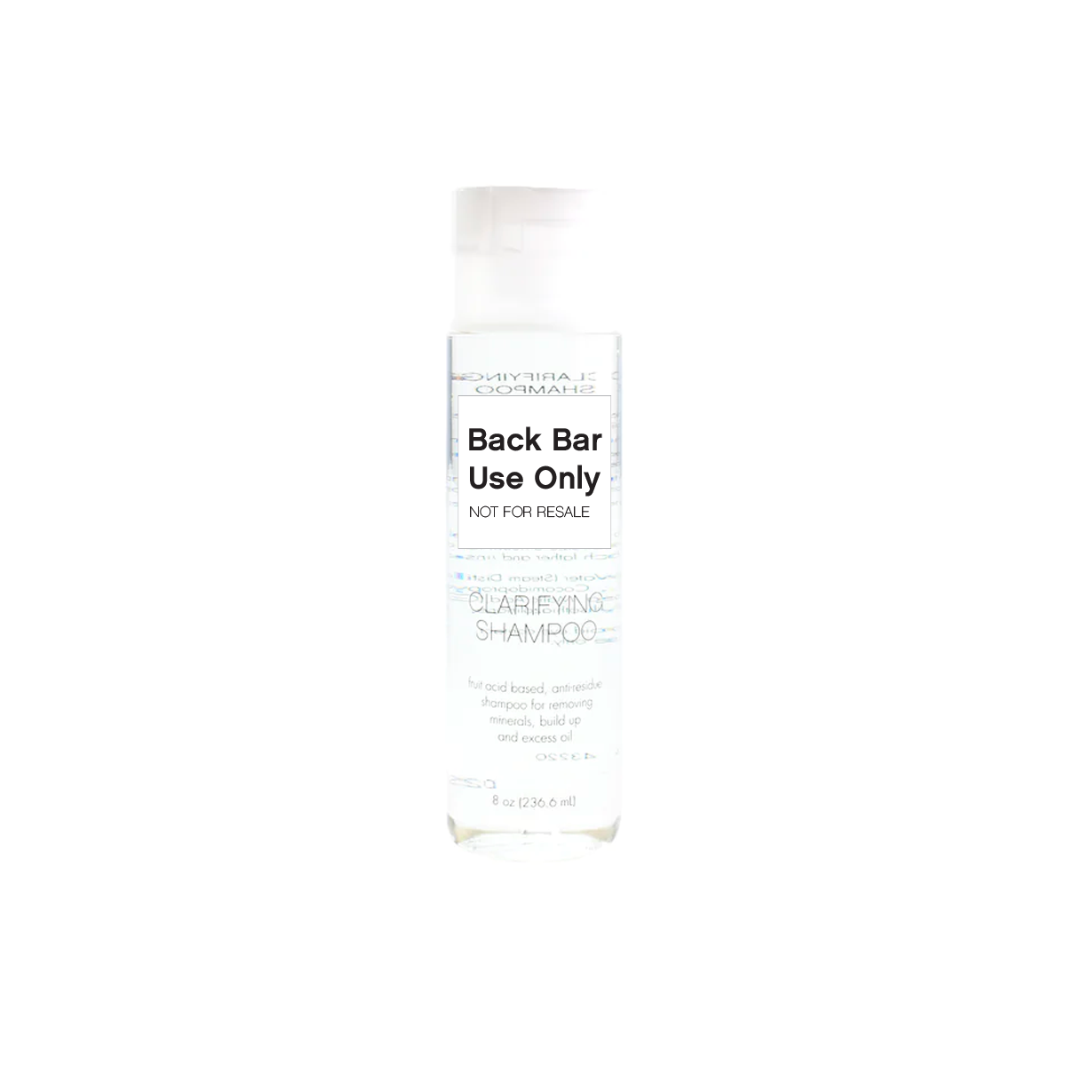 Clarifying Shampoo Back Bar - 1/2 Gallon in 8 oz units and get 32 oz free! (12 pk)